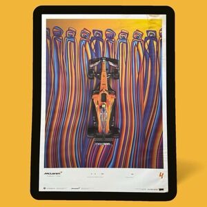 McLaren x Vuse Lando Norris Driven by Change 2021 Poster F1 Limited Ed‎ 548/1000